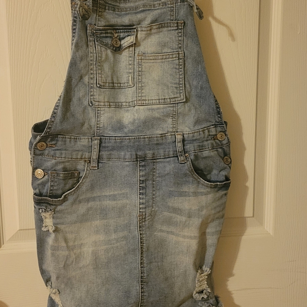Overalls denim dress